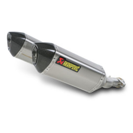 Coppia terminali di scarico Akrapovic SPLIT-ON Esagonali in full Titanio DB-Killer Omologati KAWASAKI Z 1000 / Z 1000 ABS / Z 1000 SX (2010/2013)