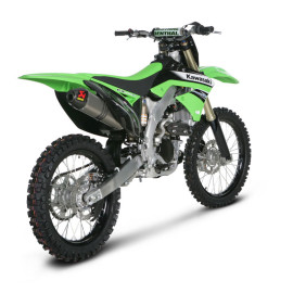 Scarico Completo Akrapovic RACING con Terminale Esagonale full Titanio e DB-Killer NON Omologato KAWASAKI KX 250 F (2009/2012>)