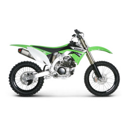 Scarico Completo Akrapovic RACING con Terminale Esagonale full Titanio e DB-Killer NON Omologato KAWASAKI KX 450 F (2009/2012>)