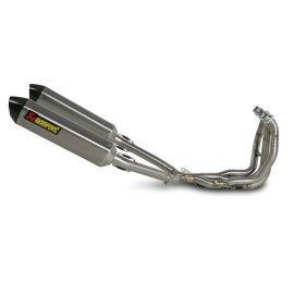 Scarico Completo Akrapovic RACING con doppio Terminale Esagonale Titanio / Carbonio e DB-Killer NON Omologato SUZUKI GSX-R 1300 HAYABUSA (2008/2012>)