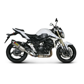 Terminale di scarico Akrapovic SPLIT-ON Esagonale Full Titanio Omologato con DB-Killer SUZUKI GSR 750 (2011-2015>) - GSX-S 750 (2015)