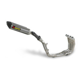 Scarico Completo Akrapovic RACING con Doppio Terminale Ovale Titanio / Carbonio e DB-Killer NON Omologato YAMAHA YZF R1 1000 (2009/2014)
