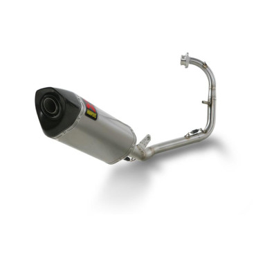Scarico Completo Akrapovic RACING con Terminale Esagonale Titanio / Carbonio e DB-Killer NON Omologato YAMAHA YZF-R 125 (2008/2013)