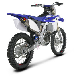Scarico Completo Akrapovic EVOLUTION con Terminale Esagonale full Titanio e DB-Killer NON Omologato YAMAHA YZ 250 F 115 decibel (2010/2012>)