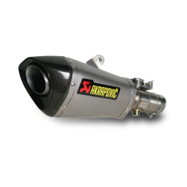 Terminale di scarico Akrapovic SPLIT-ON Esagonale Titanio con Tubo di Raccordo INOX e DB-Killer Omologato YAMAHA YZF R6 600 (2010-2015)