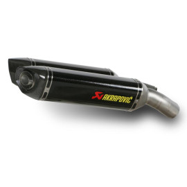 Coppia terminali di scarico Akrapovic SPLIT-ON Esagonali Carbonio NON Omologati DUCATI 848 (2008/2012) - 1098 / S (2007/2012>) - 1098 R (2008/2012) - 1198 / S (2009/2012) - 848 EVO (2011/2012)