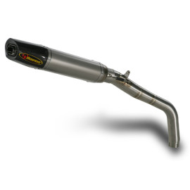 Terminale di scarico Akrapovic SPLIT-ON Esagonale full Titanio Omologato con DB-Killer HONDA CBR 600 RR (07/08)