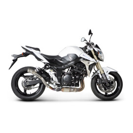 Terminale di scarico Akrapovic SPLIT-ON MEGAPHONE in Titanio con DB-Killer NON Omologato SUZUKI GSR 750 (2011>) - GSX-S 750 (2015)