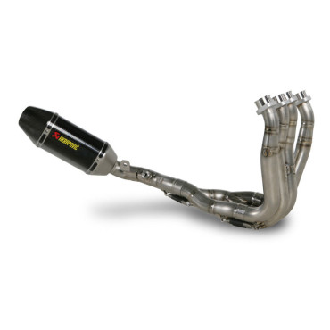 Scarico Completo Akrapovic RACING con Terminale Esagonale Corto Titanio / Carbonio e DB-Killer NON Omologato SUZUKI GSX-R 750 (2008/2010)