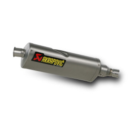 Terminale di scarico Akrapovic SPLIT-ON SP Ovale Inox / Titanio con DB-Killer Omologato KAWASAKI KLE 650 VERSYS (2007/2014)