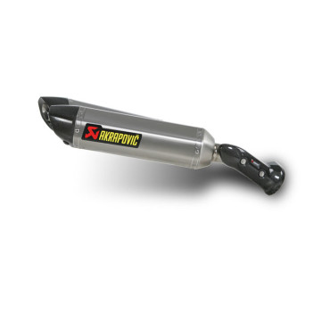 Coppia terminali di scarico Akrapovic SPLIT-ON Ovali full Titanio con DB-Killer NON Omologati YAMAHA YZF R1 (2009/2014)