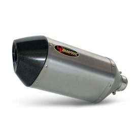 Terminale di scarico Akrapovic SPLIT-ON Esagonale Titanio Omologato YAMAHA YZF R6 (06/07)