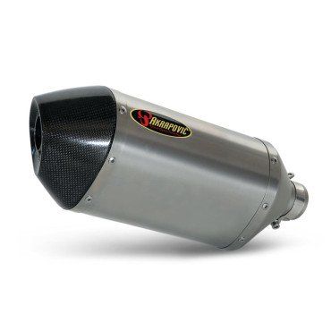 Terminale di scarico Akrapovic SPLIT-ON Esagonale Titanio Omologato YAMAHA YZF R6 (06/07)