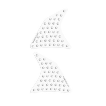 Adesivo antiscivolo protezione serbatoio resinata trasparente - Misure: 140 x 140 mm -