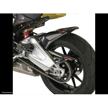 Parafango Posteriore in ABS Colore BIANCO - RETINA ARGENTO per BMW S1000RR (10-13)