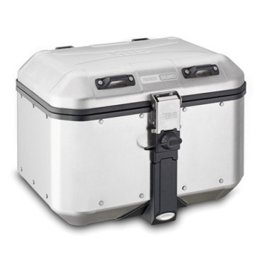 Valigia MONOKEY® Trekker Dolomiti in alluminio naturale, 46 lt.