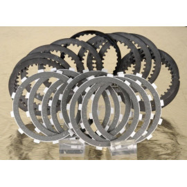 DISCHI FRIZIONE CONDUTTORI + CONDOTTI  NEWFREN PER HONDA  CRF 230 (2003-2007)