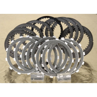 DISCHI FRIZIONE A BAGNO D'OLIO CONDUTTORI + CONDOTTI  NEWFREN PER DUCATI MONSTER 821 - HYPERMOTARD 936 - MULTISTRADA 950 - MONSTER 1100 - SCRAMBLER 1100 - DIAVEL 1200 - MONSTER 1200 - MULTISRADA 1200 - XDIAVEL 1200 - MULTISTRADA 1262 - XDIAVEL 1262