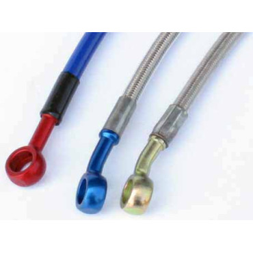 kit tubi freno areonautici GOODRIDGE in treccia ACCIAIO/ERGAL anteriori+ posteriori per KAWASAKI ZX 10R (2011)