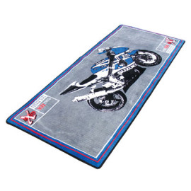 Tappetino da Garage per Moto in fibra di nylon antiscivolo con grafica SUZUKI GSX-R