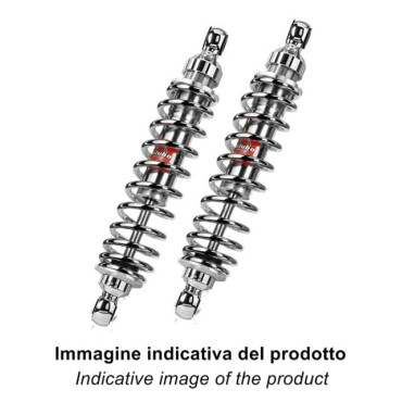 AMMORTIZZATORI POSTERIORI BITUBO WMB03 Coppia regolabile: precarico molla, interasse 296mm, Molla Cromata per HARLEY DAVIDSON XL 1200 FORTY-HEIGHT (2010-2015) - 883 XL SPORTSTER C CUSTOM (1998-2003) - 1200 XL SPORTSTER