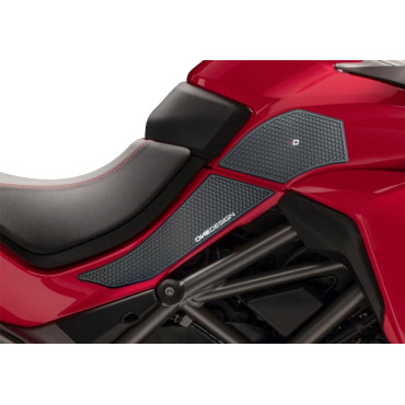 Protezioni laterali serbatoio antiscivolo in gomma DUCATI MULTISTRADA 950 (2017-2019) - MULTISTRADA 1200 (2015-2018) - MULTISTRADA 1260 (2017-2019)