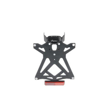Porta Targa Regolabile LIGHTECH completo di Luce Targa e Catadiottro per KAWASAKI ZX-10R 1000 NINJA (2011>)