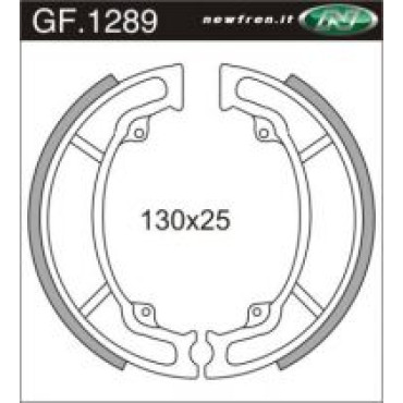 Ganasce Posteriori Newfren per HONDA CN 250 (1990-2002)