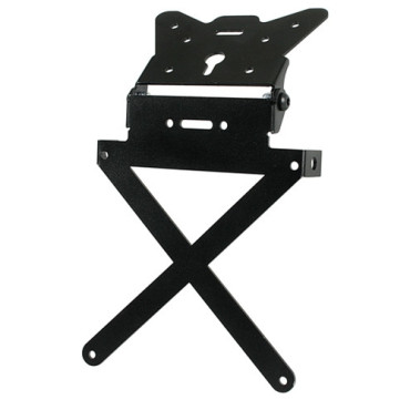 Porta Targa Regolabile in alluminio ANODIZZATO UNIVERSALE colore nero Porta Targa Regolabile in alluminio ANODIZZATO UNIVERSALE colore nero