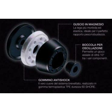 Protezioni Telaio LIGHTECH per  BMW S 1000 RR (2009-2011) ø 10mm