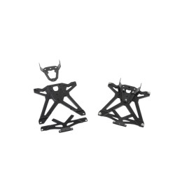 Kit Porta targa regolabile con foro per frecce luce targa e catadiottro per KAWASAKI NINJA 300 (2013>)