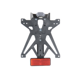 KIT PORTA TARGA REGOLABILE CON CATADIOTTRO E LUCE TARGA per SUZUKI GSX 250 R (2017-2018)