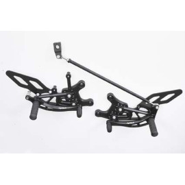 Pedane regolabili con poggiapiede fisso Lightech YAMAHA R6 (2003-2005)