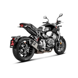 Silenziatore omologato fodero in Titanio fondello in Carbonio Linea SLIP ON (TITANIO) per HONDA CB 1000 R (2018>)