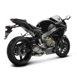 Terminale di scarico Akrapovic SPLIT-ON Esagonale in Carbonio NON Omologato DB-Killer HONDA CBR 1000 RR (2009-2013) con ABS
