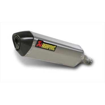 Terminali di scarico Akrapovic linea SPLIT-ON omologato, terminale in titanio per Honda CBF 600 (08-13)