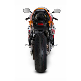 Terminale di scarico Akrapovic SPLIT-ON Esagonale full Titanio Omologato con DB-Killer HONDA CBR 600 RR (2013>)