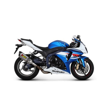 Terminale di scarico Akrapovic SPLIT-ON Esagonale fodero in Carbonio con DB-Killer Omologato SUZUKI GSX-R 1000 (2012-2015)