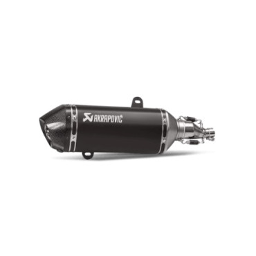 Terminale di scarico silenziatore AKRAPOVIC serie Slip-On Line (SS) - OMOLOGATO - per VESPA GTS 125 (2017-2018>)