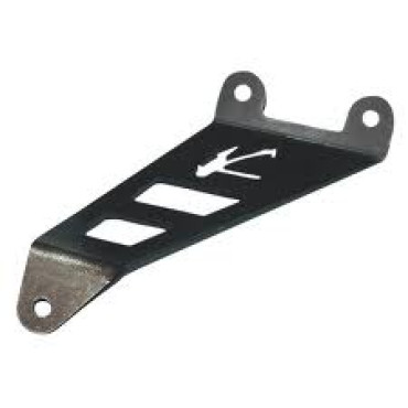 Staffa supporto silenziatore in alluminio nero Valtermoto per BMW S 1000 RR (2009-2014)