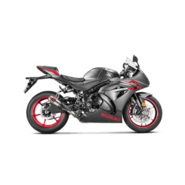 Terminale di Scarico a Tromboncino AKRAPOVIC Slip-On Line (Titanium) - NON OMOLOGATO - per SUZUKI GSX R 1000 (2017>)