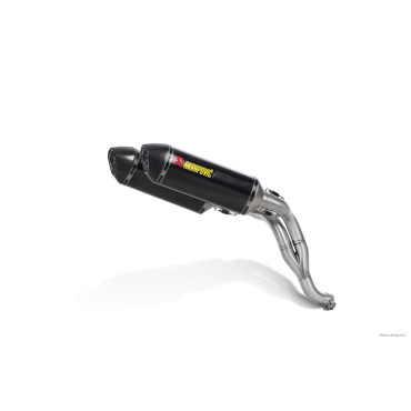 Terminale di scarico Akrapovic SPLIT-ON Esagonale full Titanio con DB-Killer Omologato TRIUMPH SPEED TRIPLE 1050 / R 1050 (2011/2014)