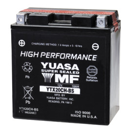 Batteria Yuasa YTX20CH-BS Ah 18 DIMENSIONI 150x87x161