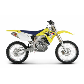 Terminale di scarico Akrapovic SPLIT-ON Ovale full Titanio con DB-Killer NON Omologato SUZUKI RMZ450 (2005/2007) FINO AD ESAURIMENTO SCORTE