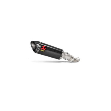 Terminale di scarico AKRAPOVIC Linea Slip on (Carbonio) OMOLOGATO per APRILIA RSV 4 (2015)