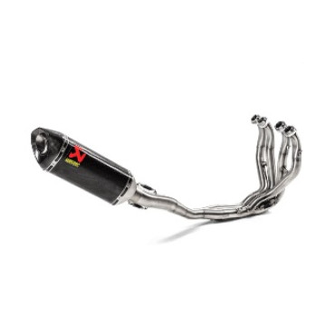 Scarico Completo AKRAPOVIC NON OMOLOGATO LINEA RACING (ACCIAIO) per KAWASAKI ZX6R 600 (2019>)