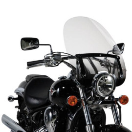 Parabrezza universale GIVI, versione alta e sfumata 54,9 x 46,8 cm (H x L) per moto Custom