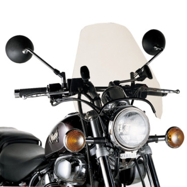 Parabrezza universale GIVI a 2 punti di fissaggio, bronzo 36,9 x 42,5 cm (H x L)