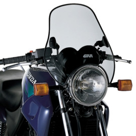 Parabrezza universale GIVI a 2 punti di fissaggio, fumé 37,7 x 44 cm (H x L)