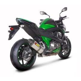Terminale di scarico Akrapovic SPLIT-ON Esagonali in TITANIO Omologati per KAWASAKI Z 800 VERSIONE DEPONTEZIATA (2013>)